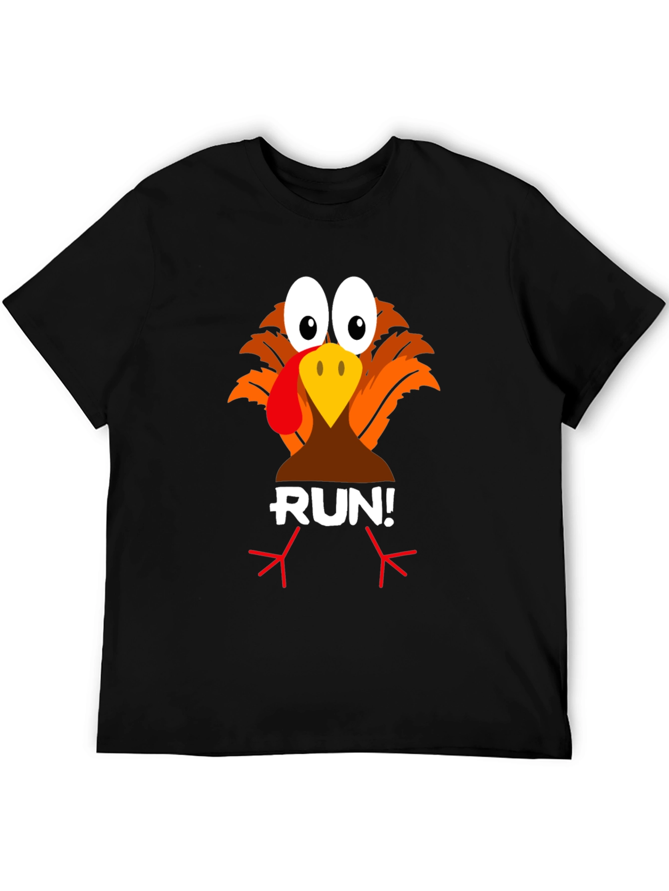 Turkey Run! Graphic Tee - Thanksgiving Fun