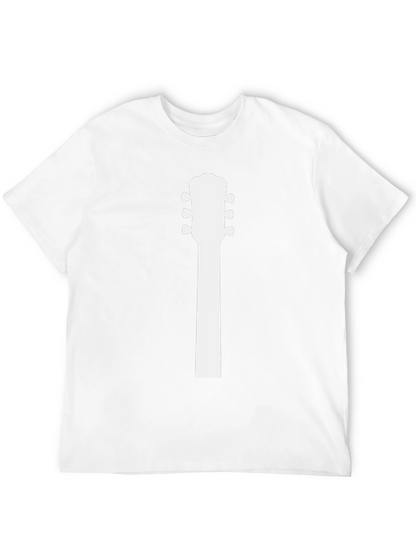Guitar Headstock T-Shirt - Musicians Black Tee