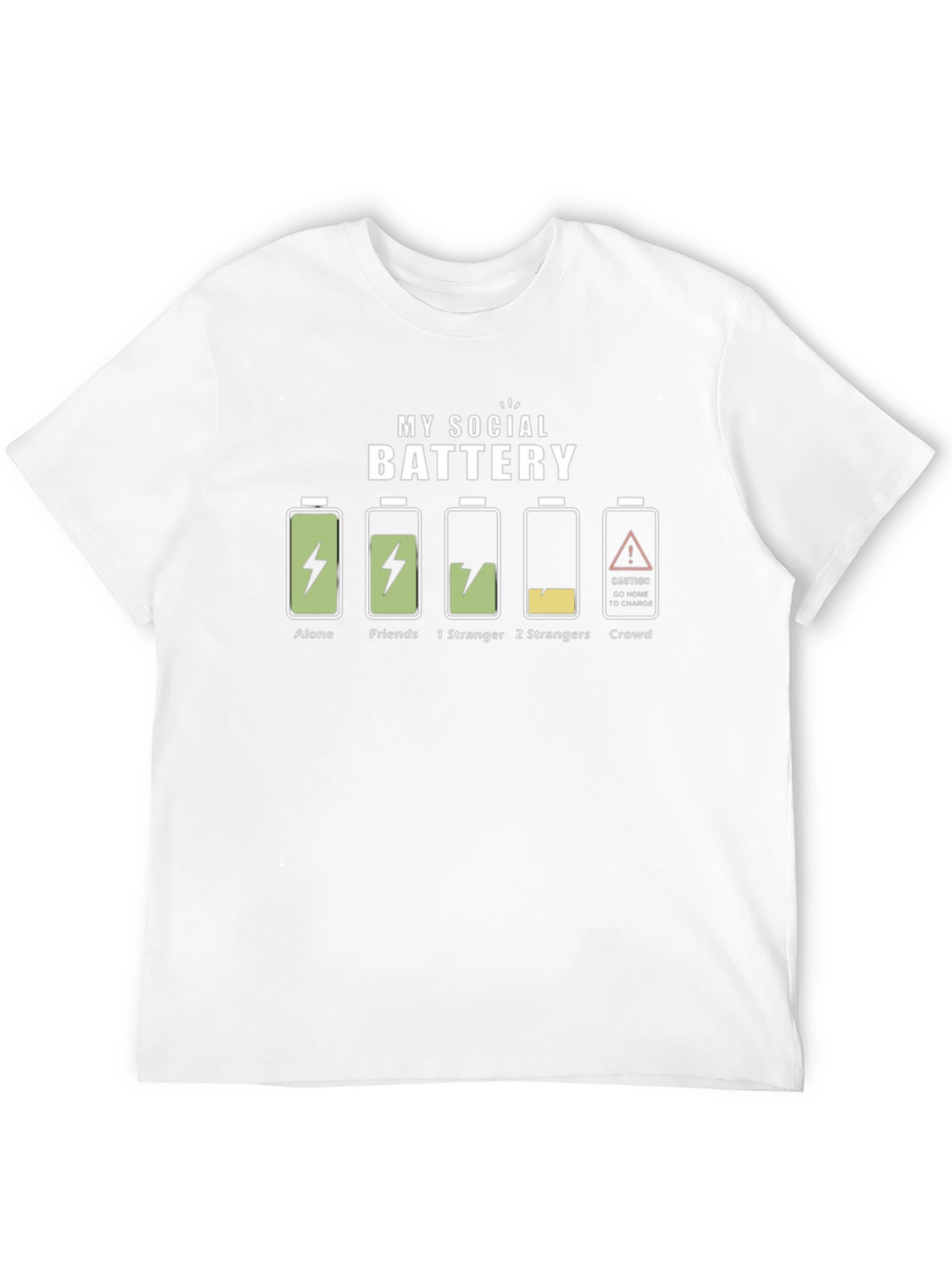 My Social Battery T-Shirt - Introvert Humor
