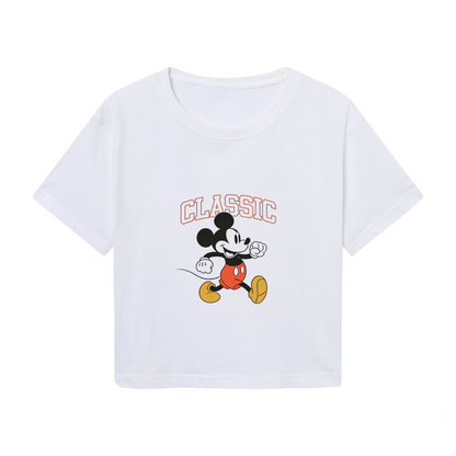 Sweet Pink Bow Hello Kitty Y2K Crop Tee