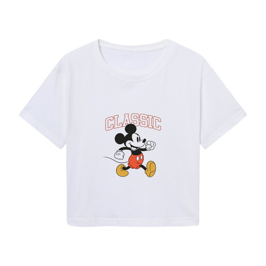 Sweet Pink Bow Hello Kitty Y2K Crop Tee
