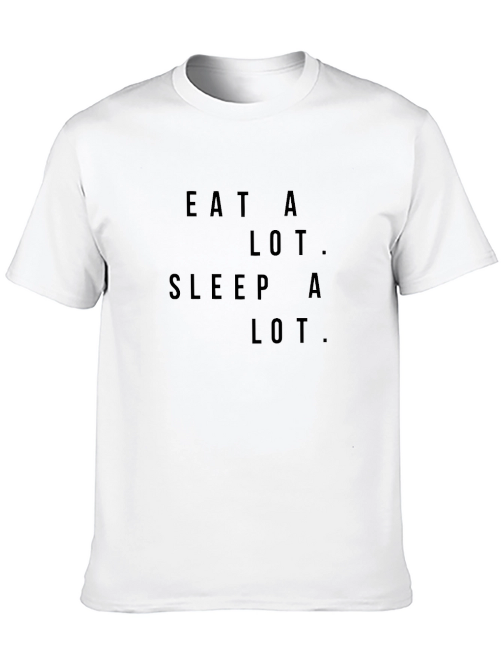 Eat Sleep Repeat Black Graphic Tee