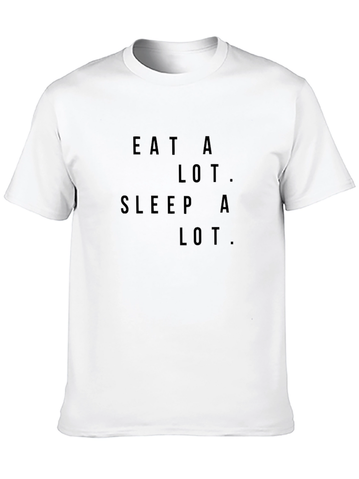 Eat Sleep Repeat Black Graphic Tee