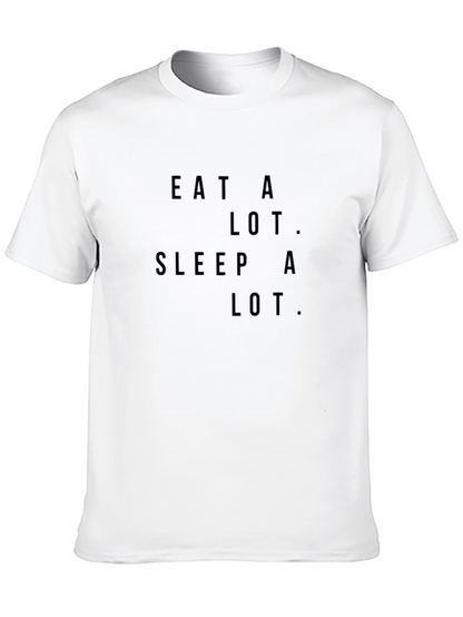 Eat Sleep Repeat Black Graphic Tee