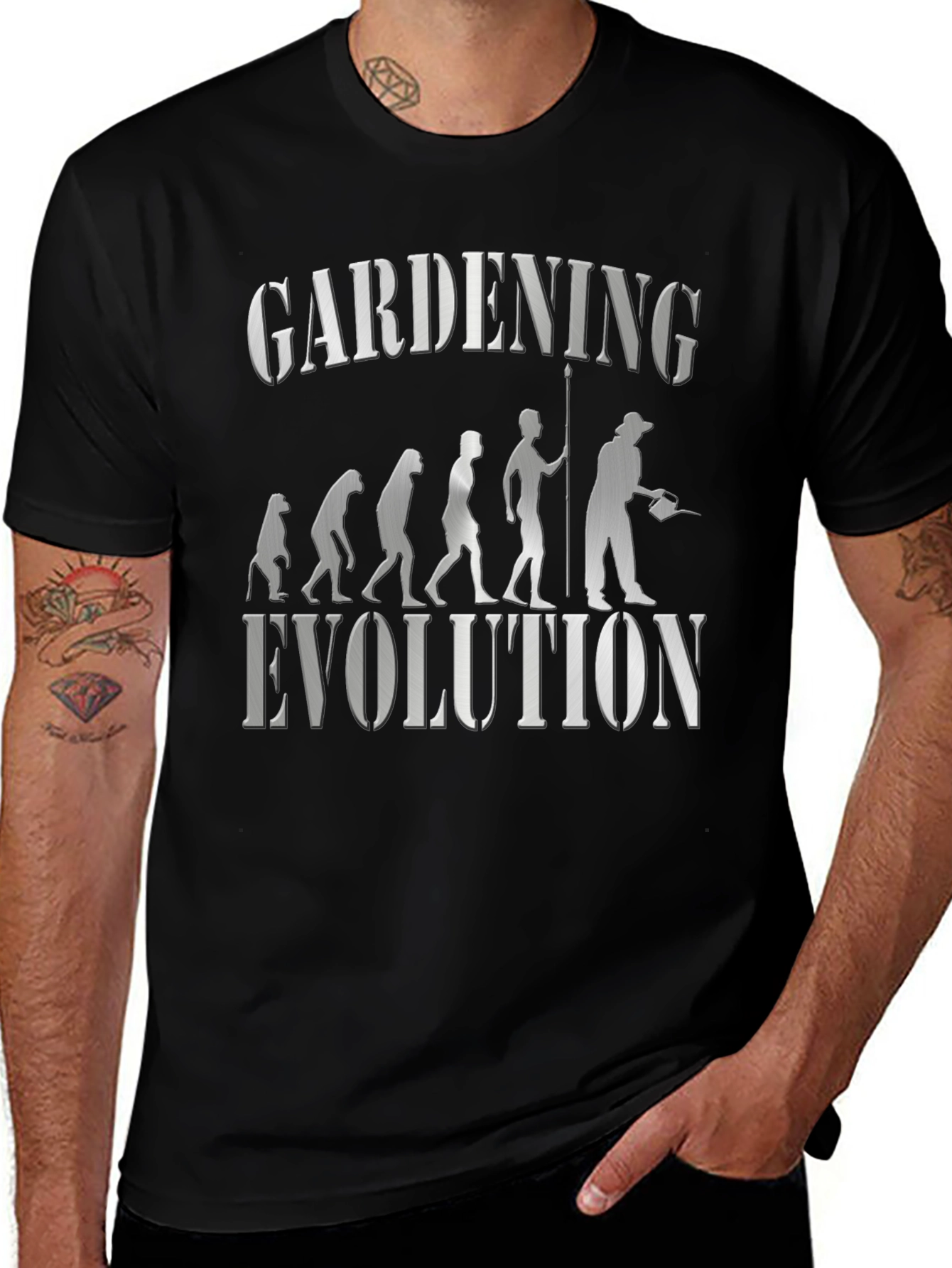 Gardening Evolution Graphic Tee