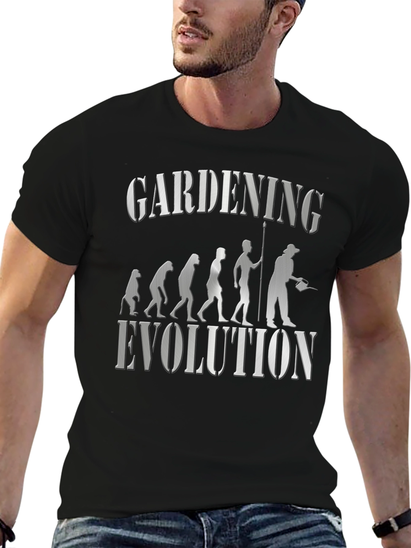 Gardening Evolution Graphic Tee