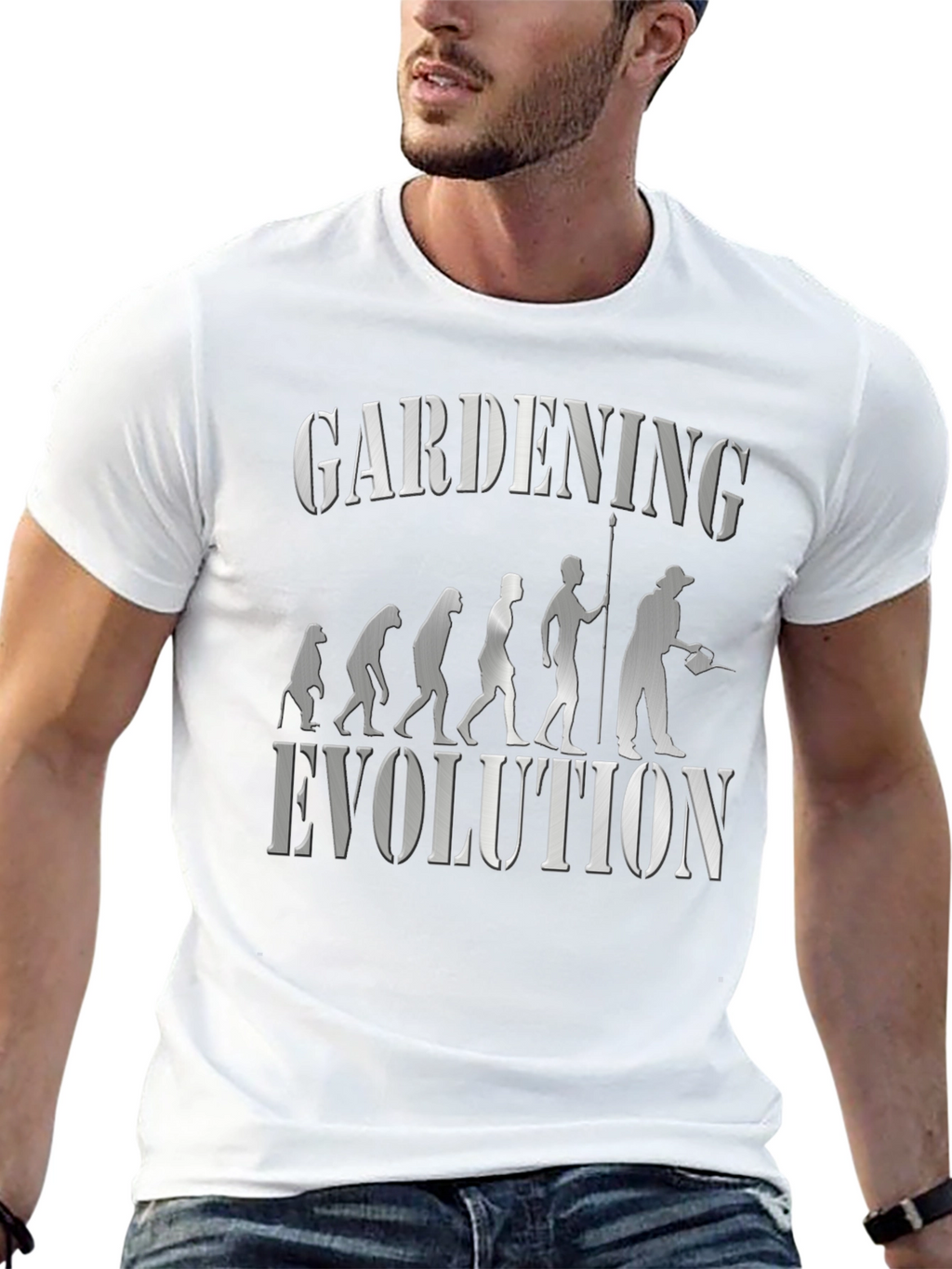 Gardening Evolution Graphic Tee