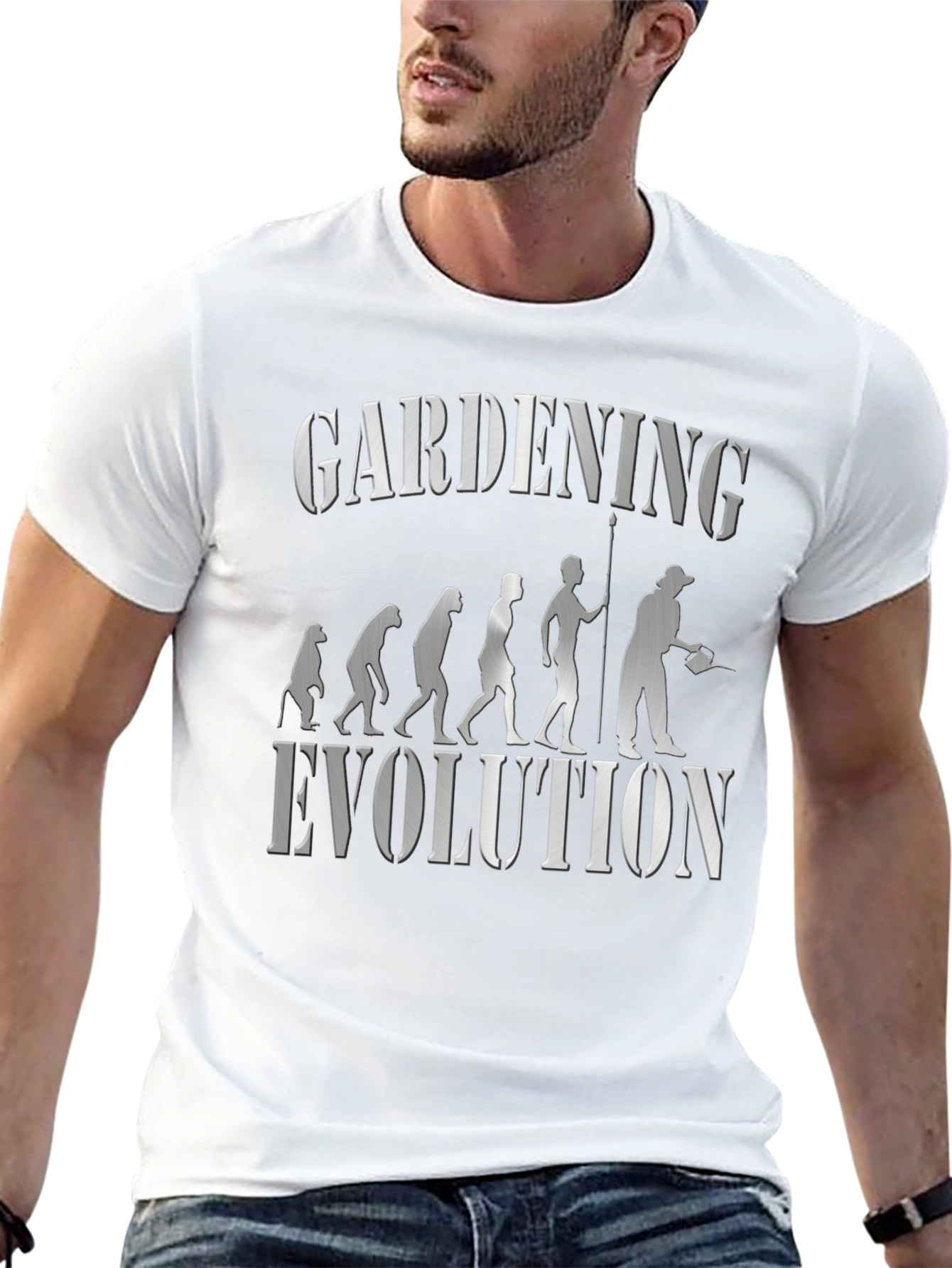 Gardening Evolution Graphic Tee