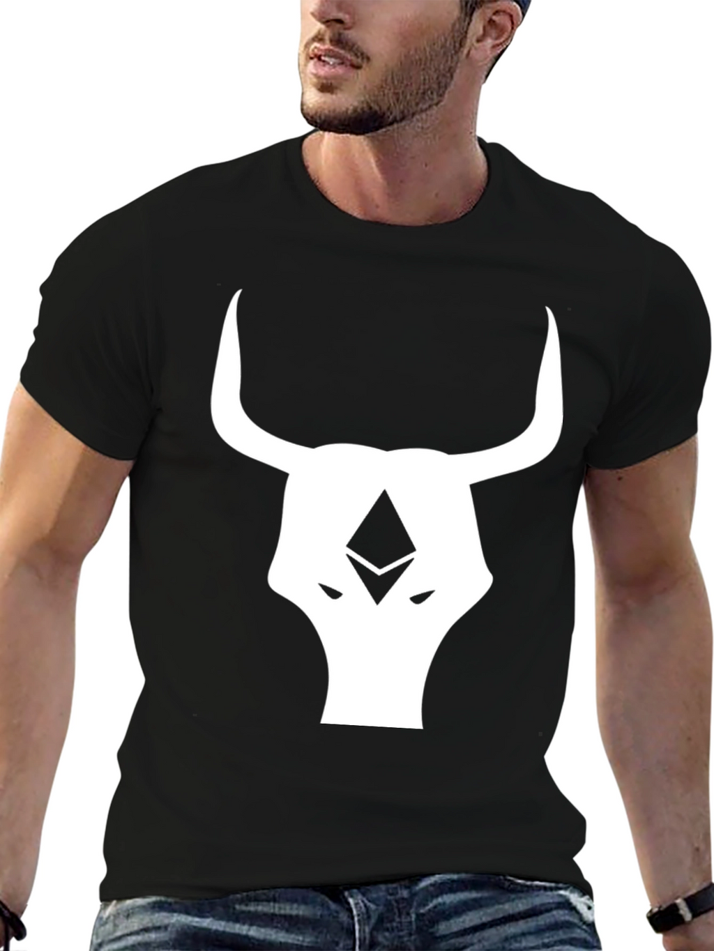 Ethereum Bull Black T-Shirt