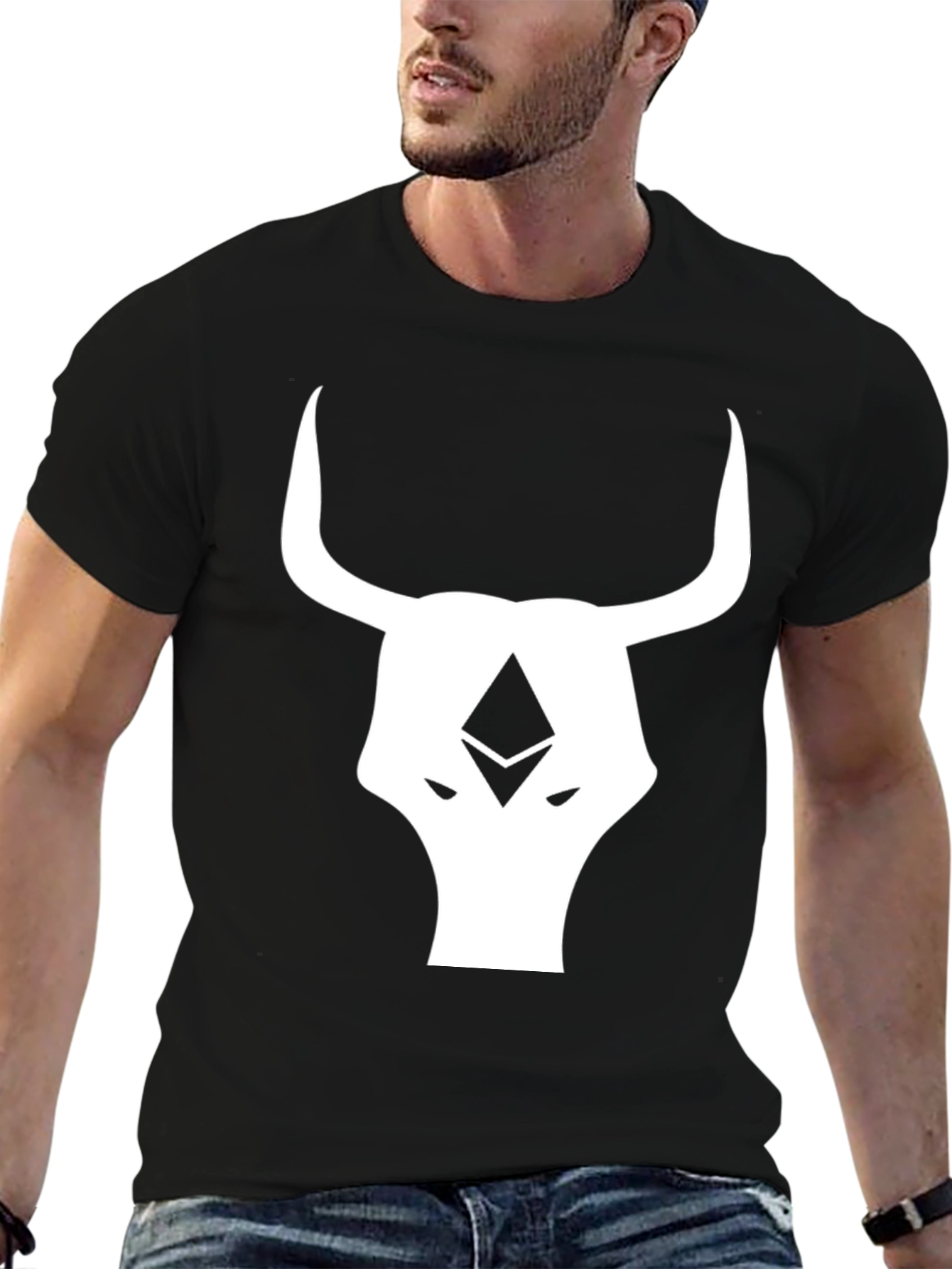 Ethereum Bull Black T-Shirt