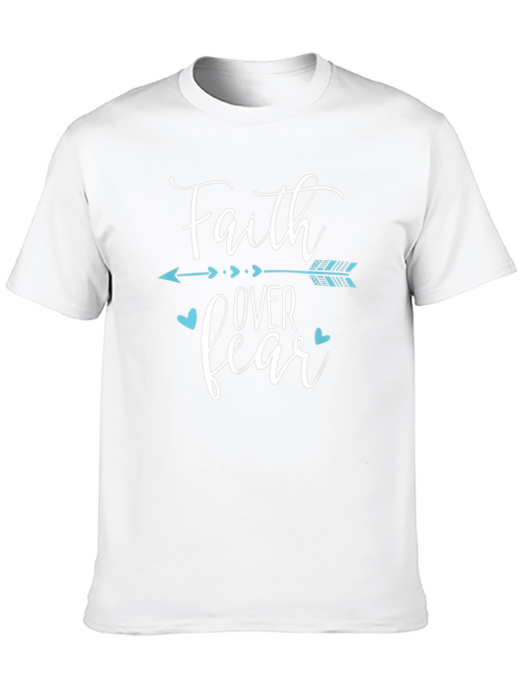 Faith Over Fear Graphic Tee - Black
