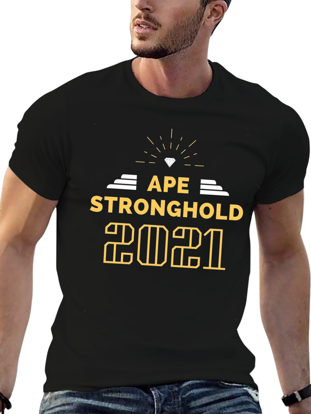 Ape Stronghold 2021 Black Graphic Tee