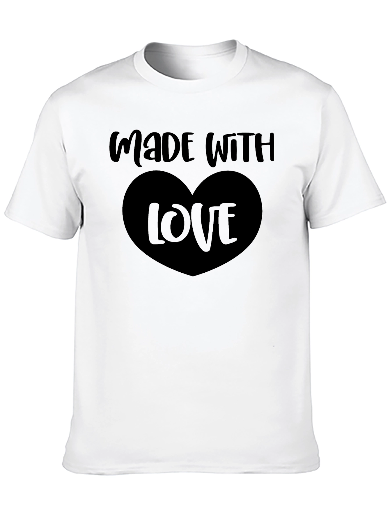 Made With Love Black T-Shirt