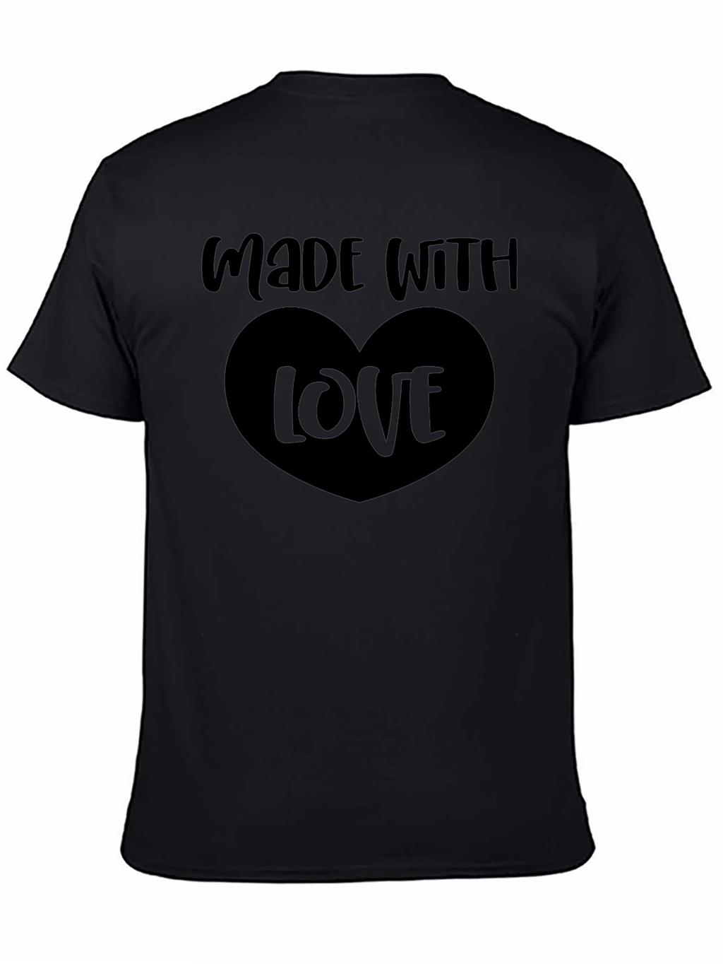 Made With Love Black T-Shirt