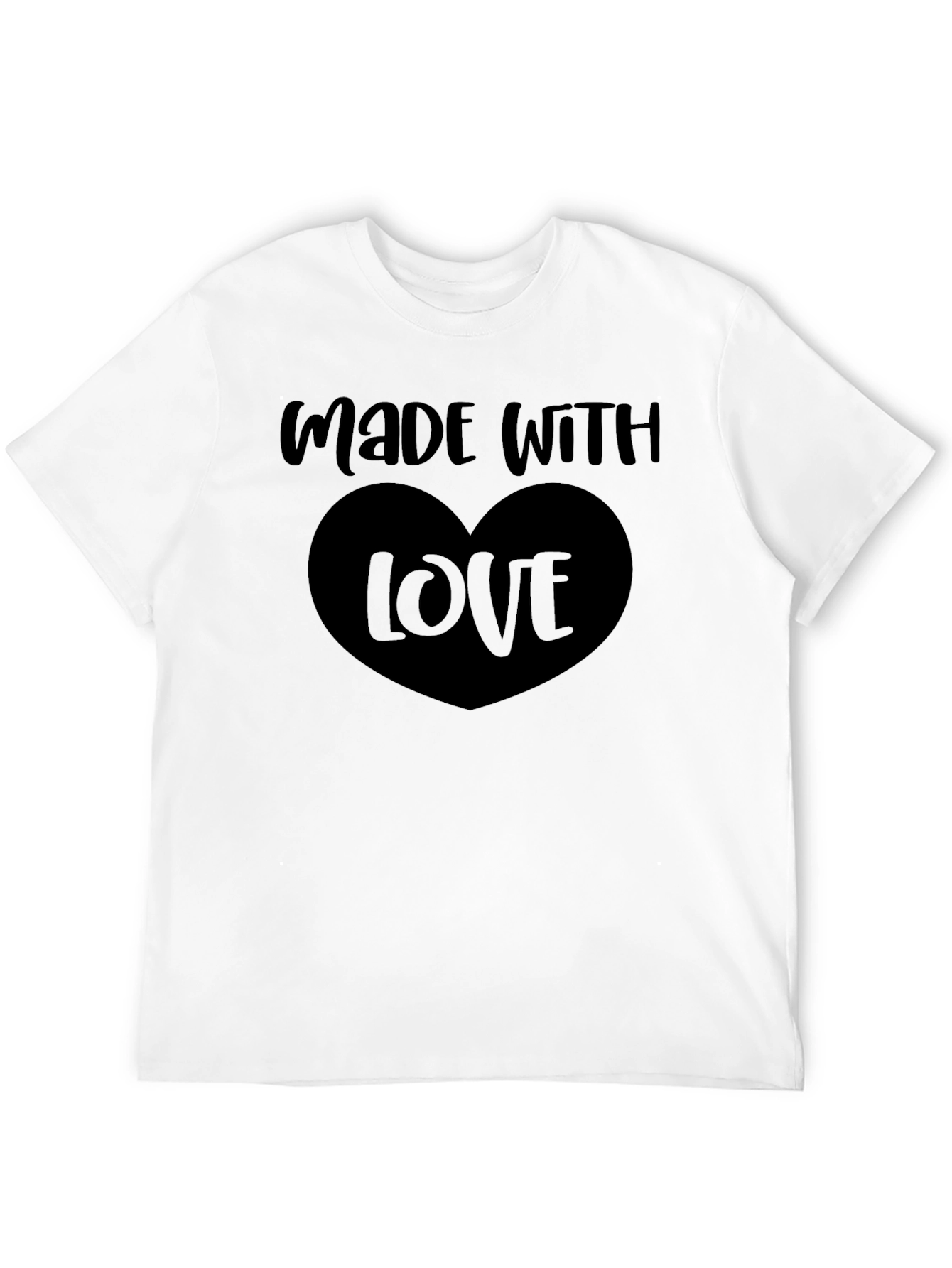 Made With Love Black T-Shirt