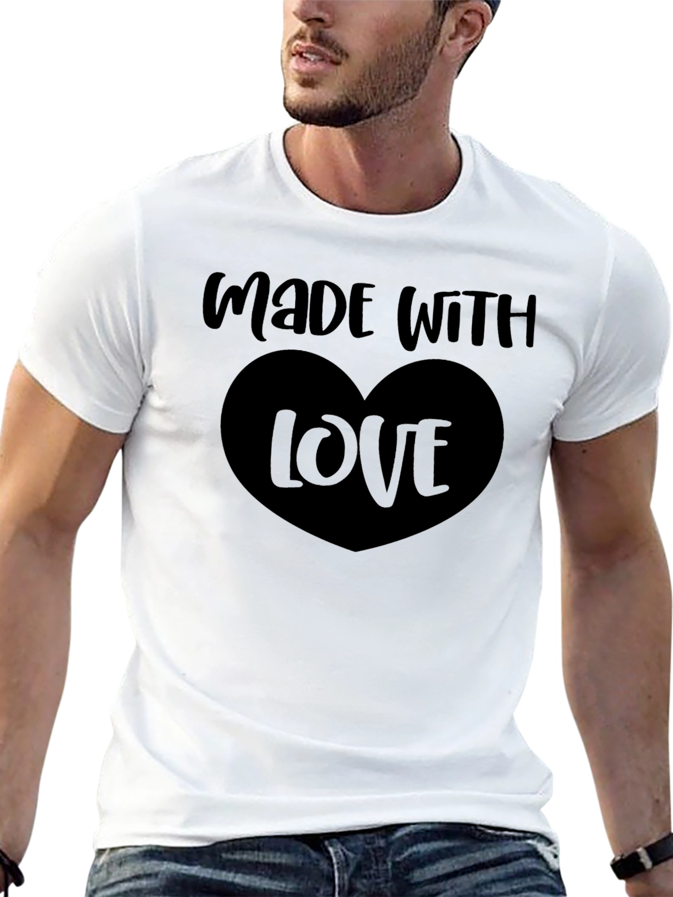 Made With Love Black T-Shirt