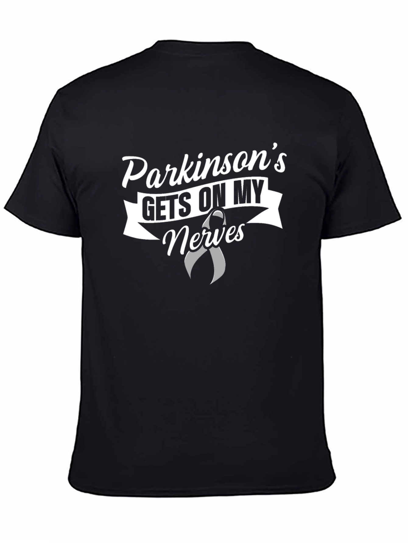 Parkinsons Awareness Black Graphic Tee