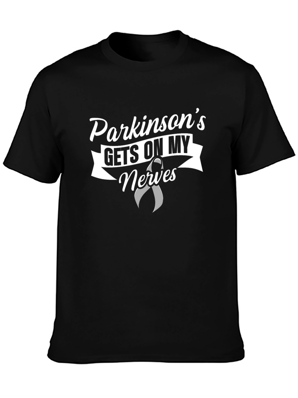 Parkinsons Awareness Black Graphic Tee