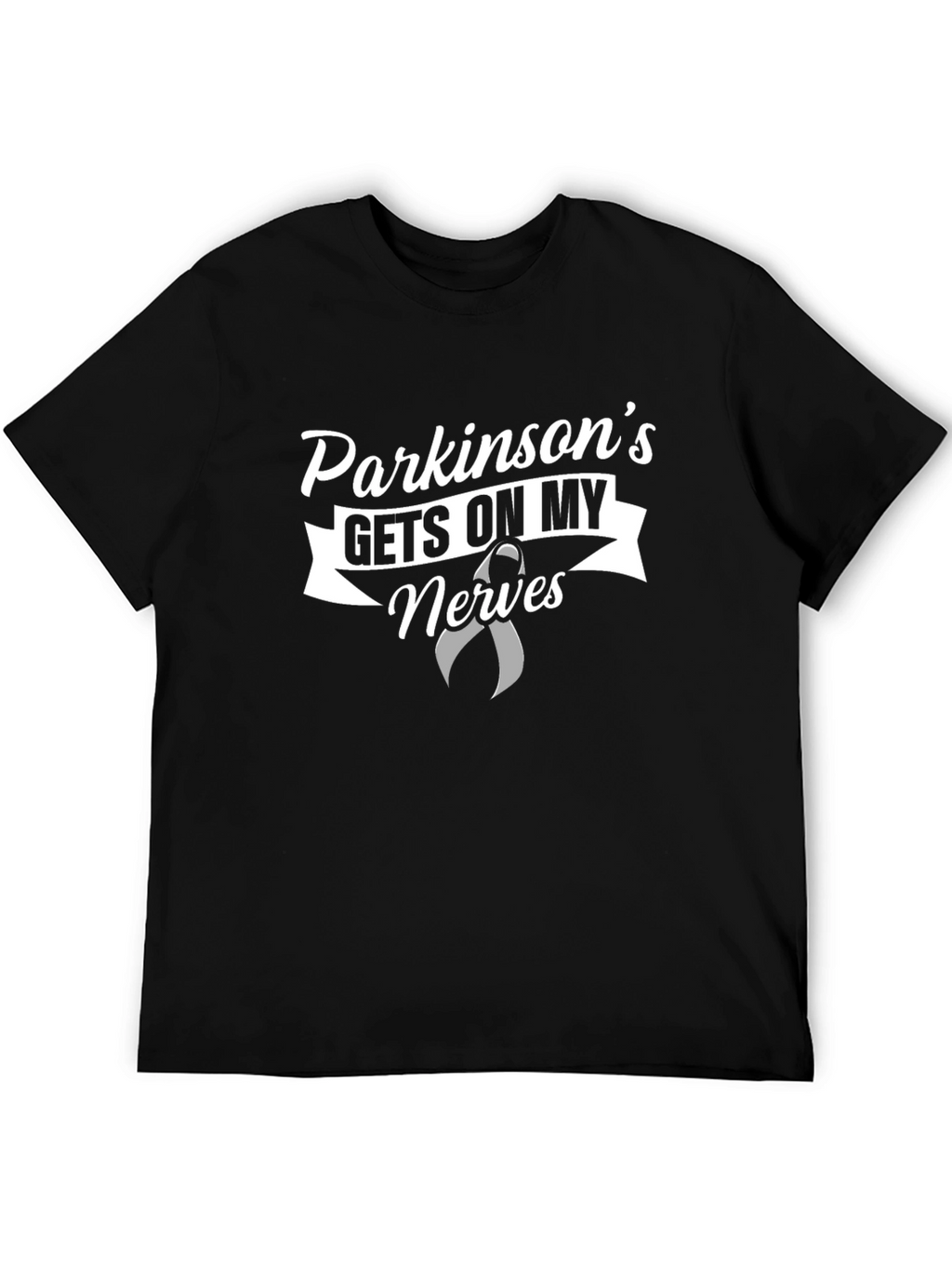 Parkinsons Awareness Black Graphic Tee