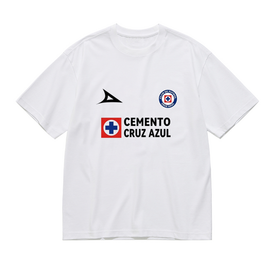 Cemento Cruz Azul Classic Retro Soccer Jersey Tee