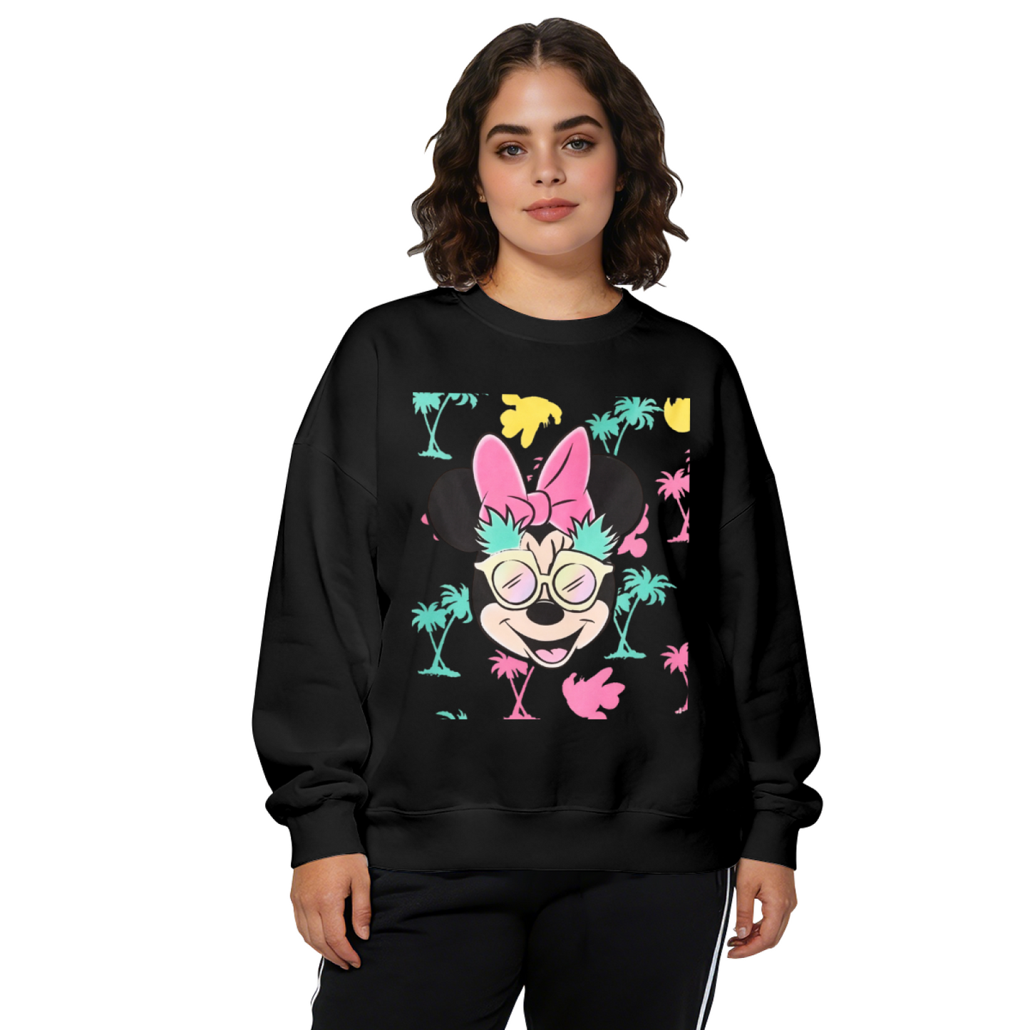 Classic Plain Versatile Daily Crewneck Sweatshirt