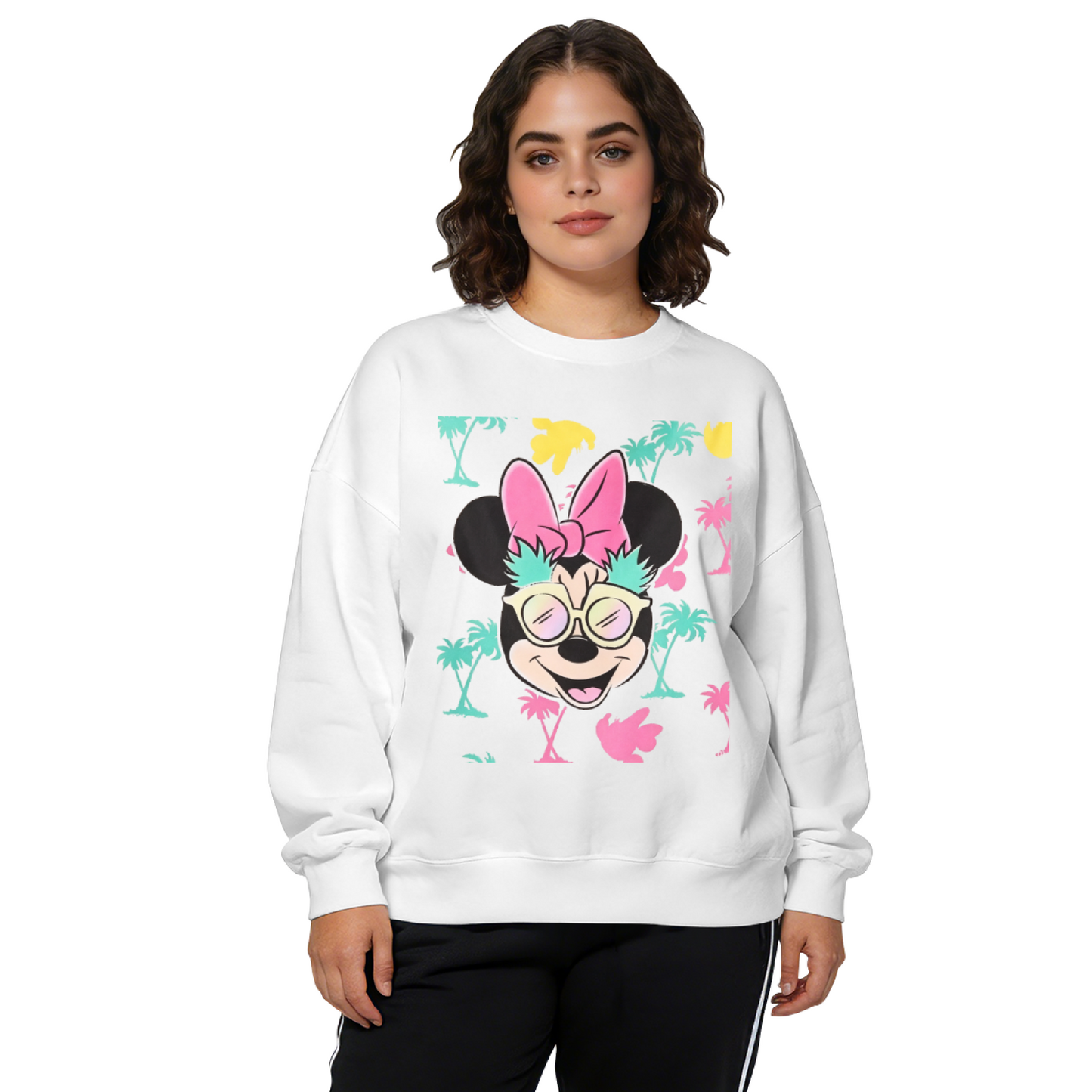 Classic Plain Versatile Daily Crewneck Sweatshirt