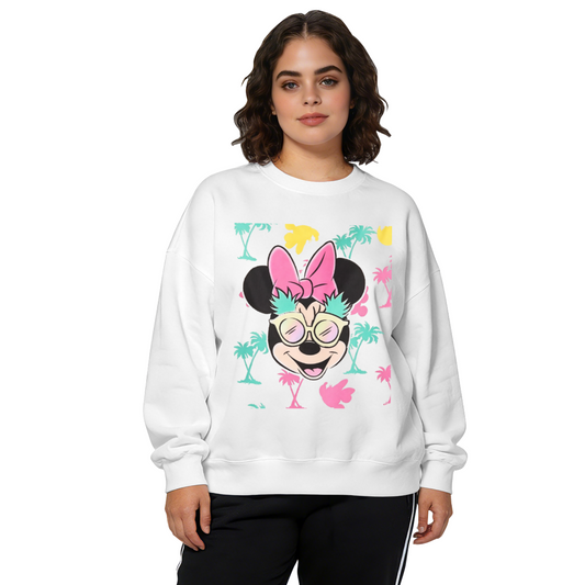 Classic Plain Versatile Daily Crewneck Sweatshirt