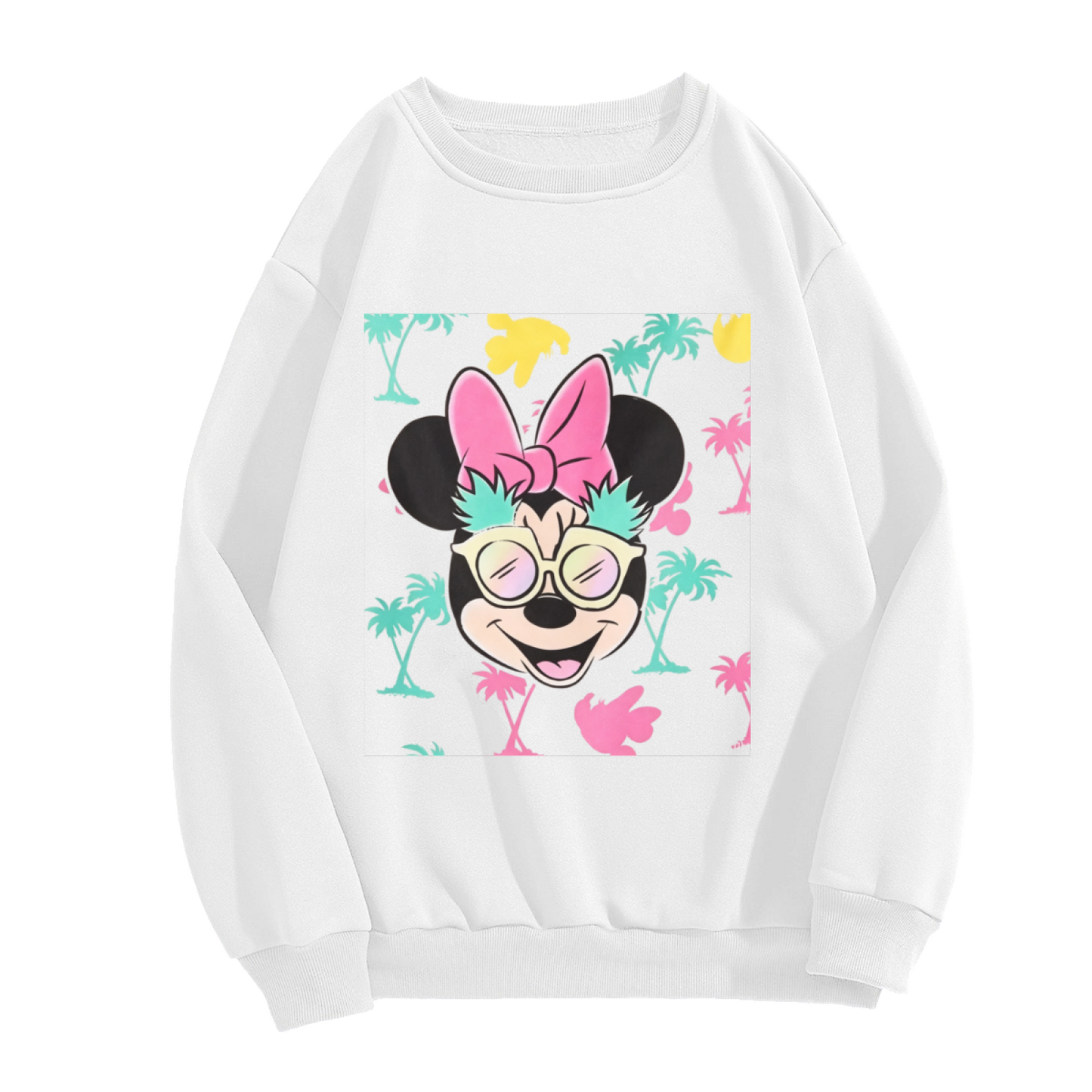 Classic Plain Versatile Daily Crewneck Sweatshirt