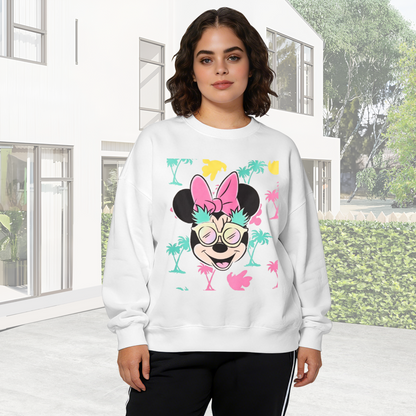 Classic Plain Versatile Daily Crewneck Sweatshirt