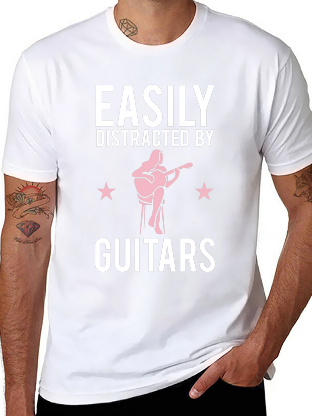 Easily Distracted By Guitars T-Shirt