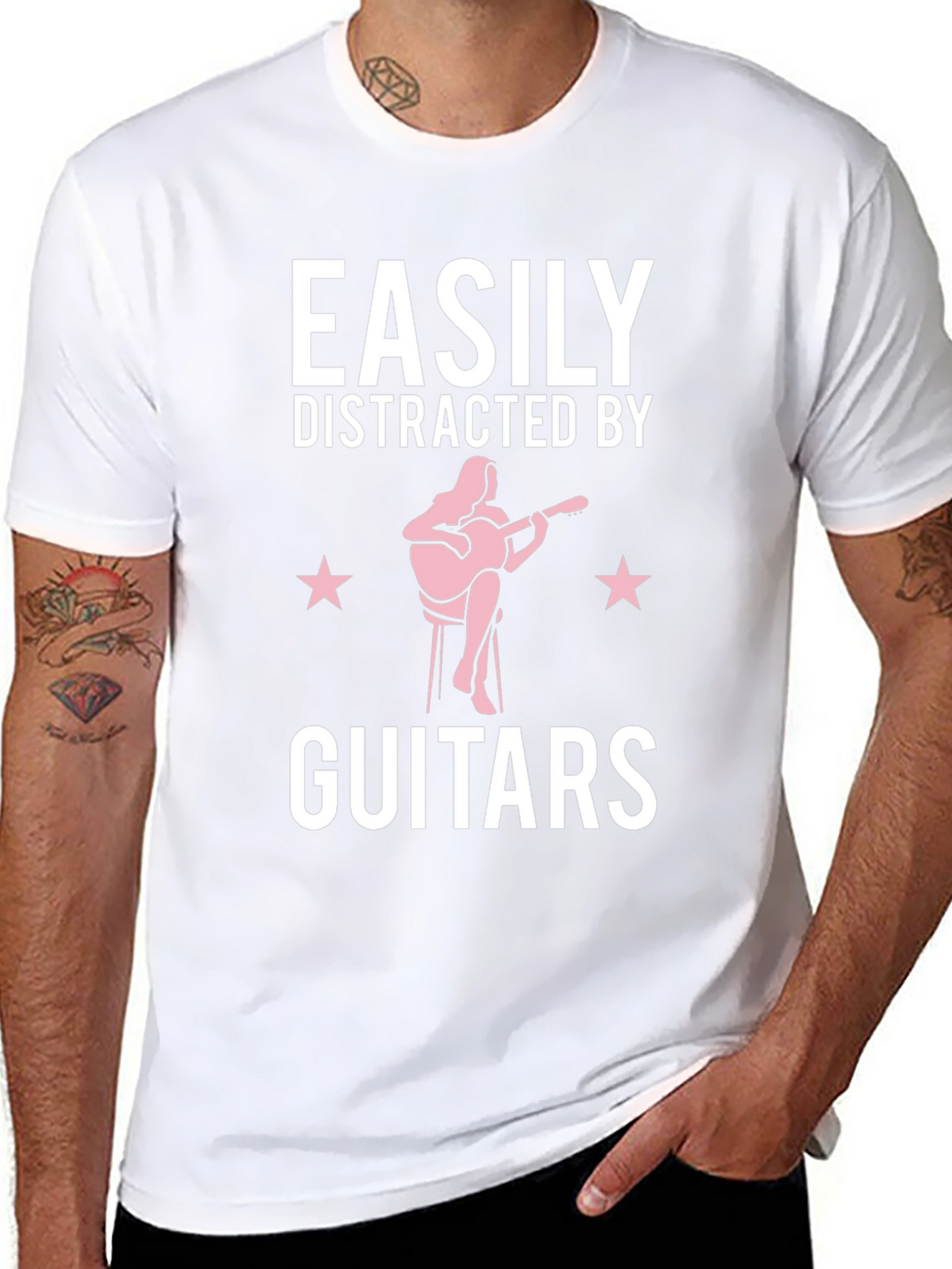 Easily Distracted By Guitars T-Shirt