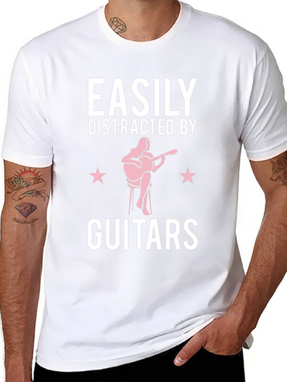 Easily Distracted By Guitars T-Shirt