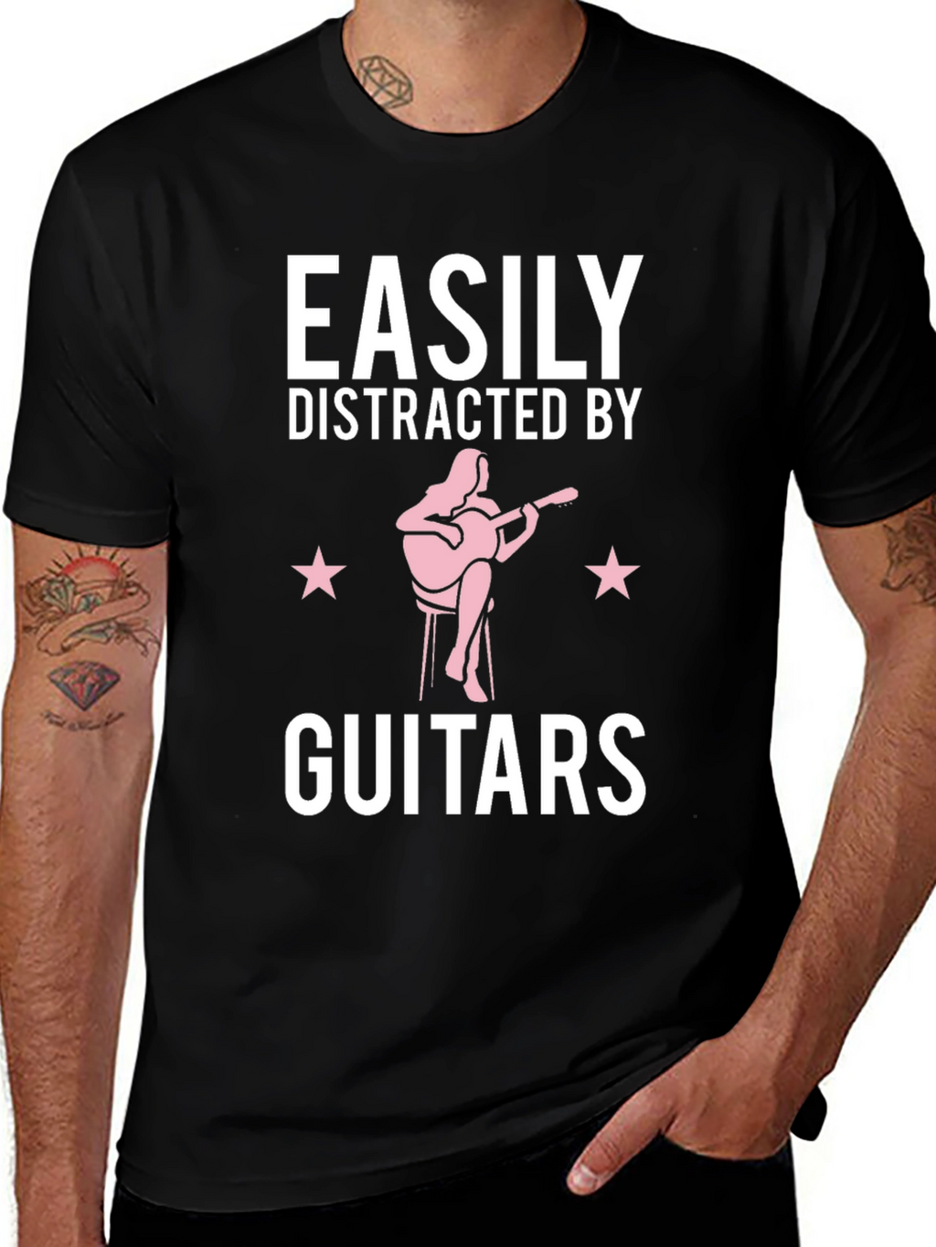 Easily Distracted By Guitars T-Shirt