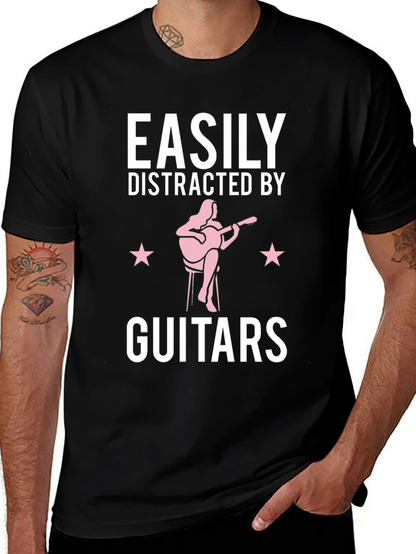Easily Distracted By Guitars T-Shirt