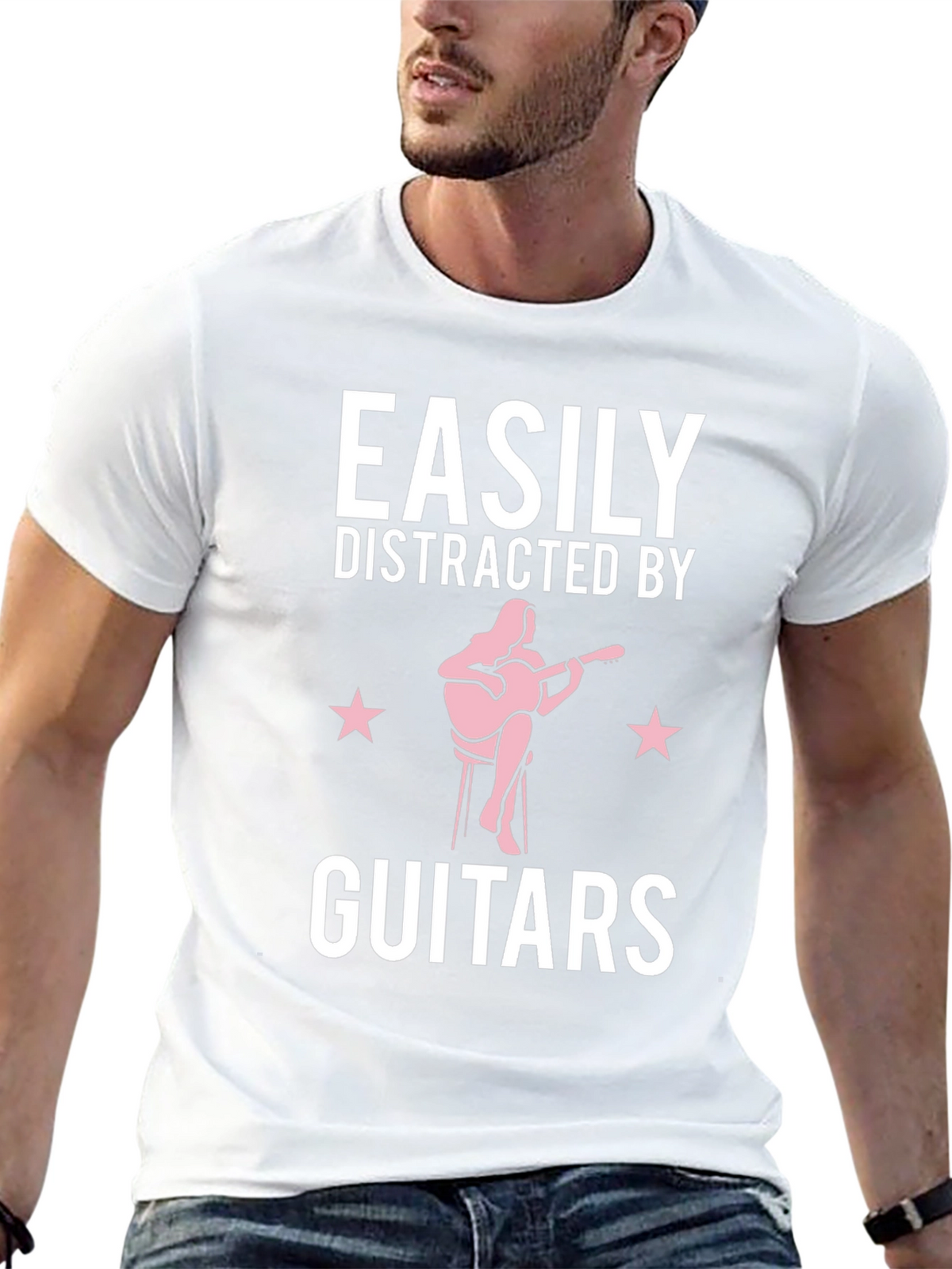 Easily Distracted By Guitars T-Shirt