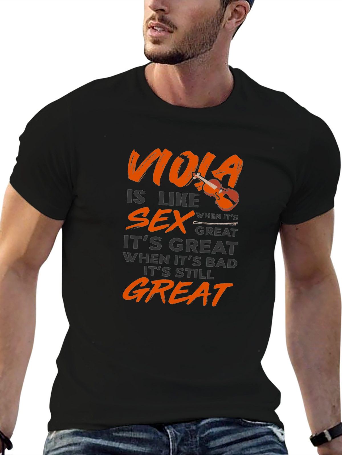 Viola is Like Sex T-Shirt - Musician Humor
