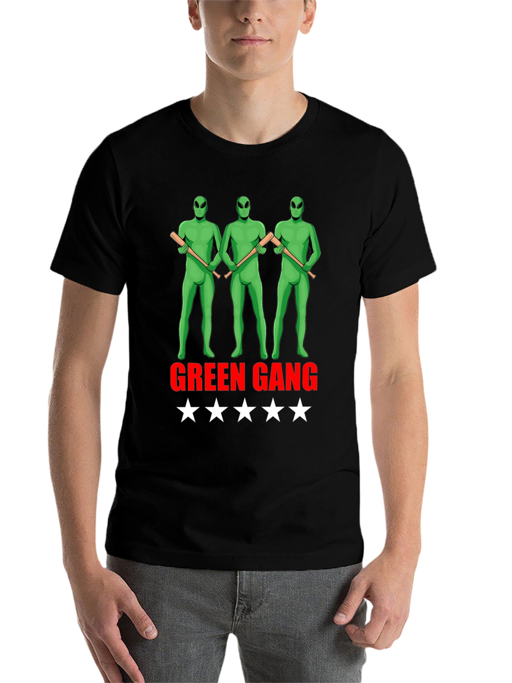 Green Gang Alien Graphic Tee