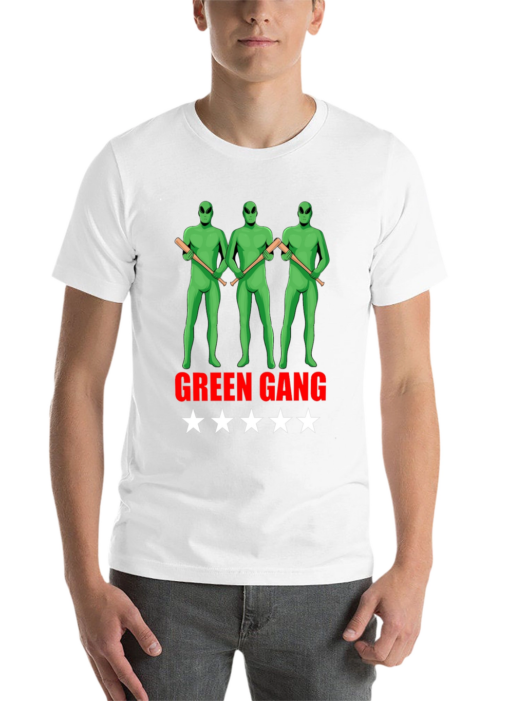 Green Gang Alien Graphic Tee