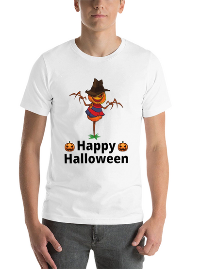 Happy Halloween Scarecrow Graphic T-Shirt