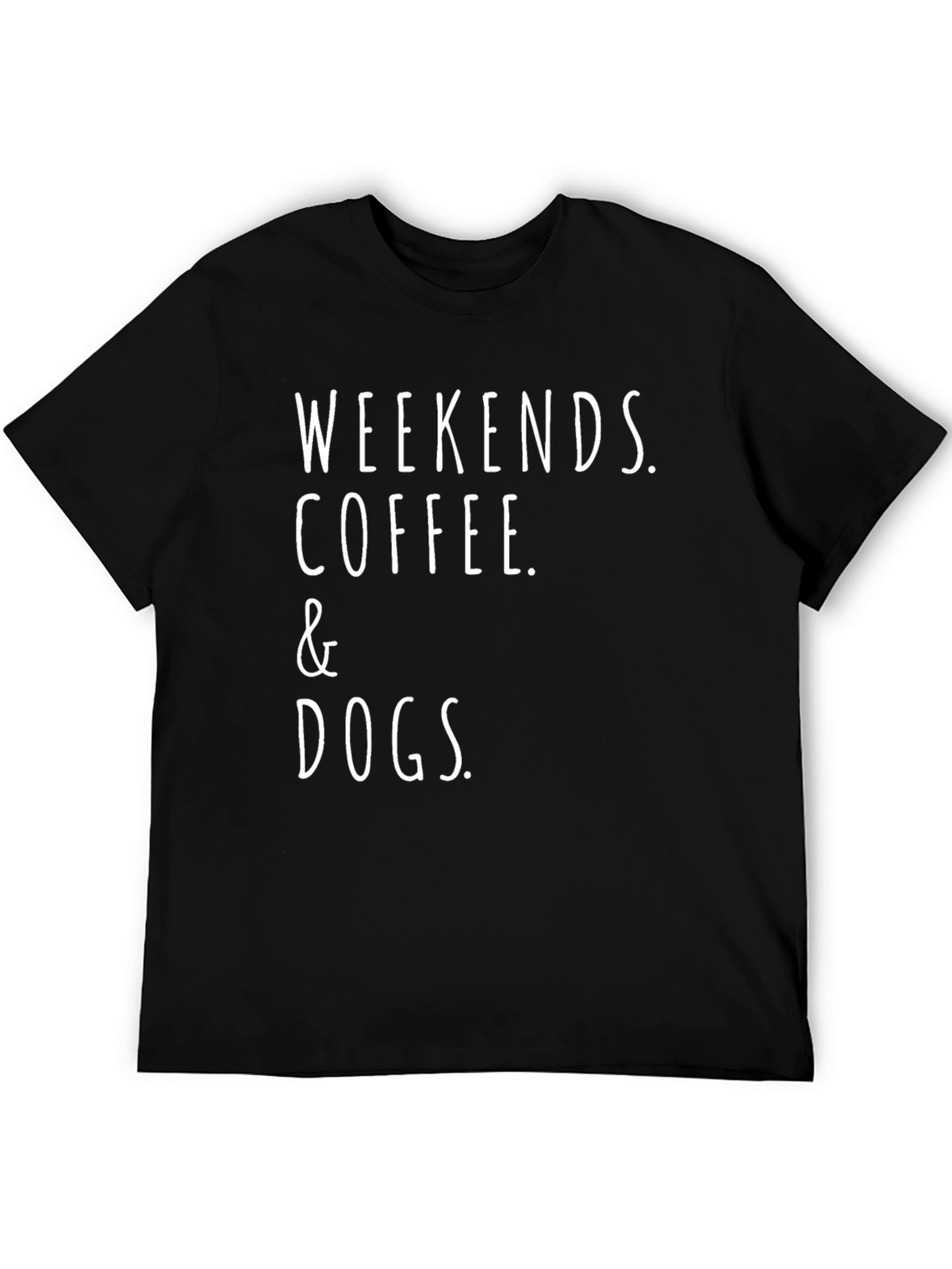 Weekends Coffee & Dogs Graphic T-Shirt
