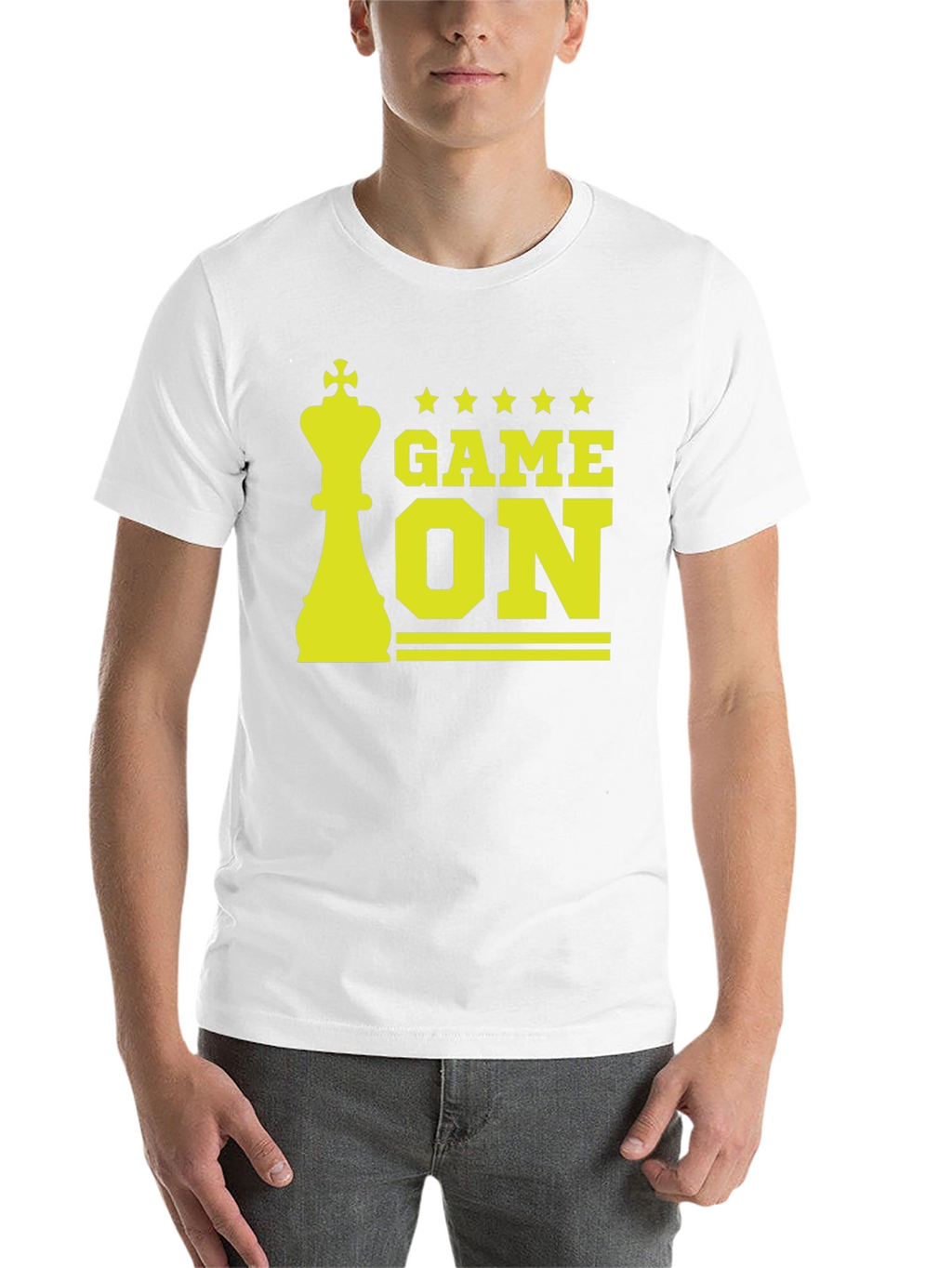 Game On Chess King Graphic Tee - Black