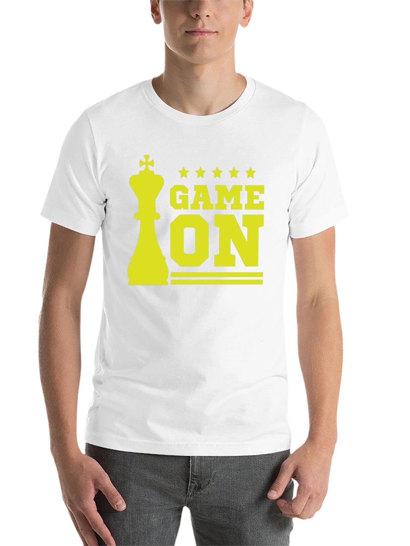 Game On Chess King Graphic Tee - Black