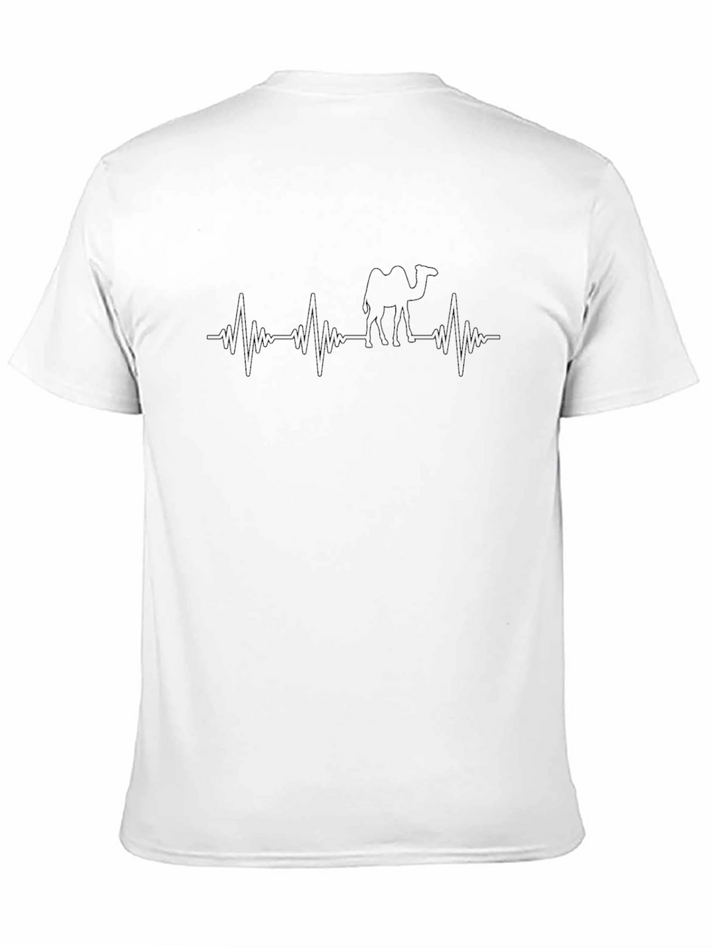 Heartbeat Camel T-Shirt - Black