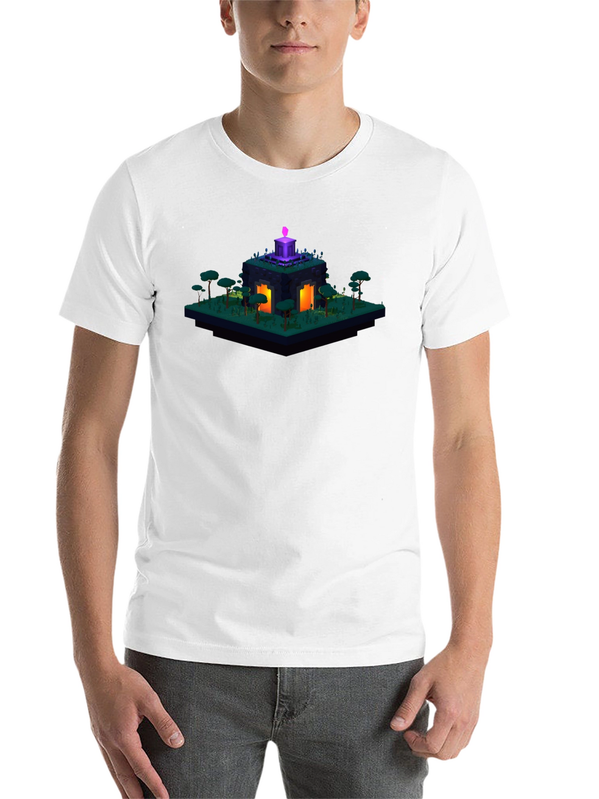 Isometric Game Portal Graphic T-Shirt