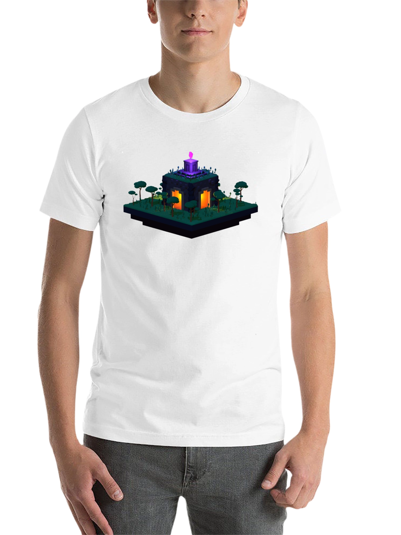 Isometric Game Portal Graphic T-Shirt