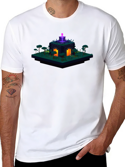 Isometric Game Portal Graphic T-Shirt