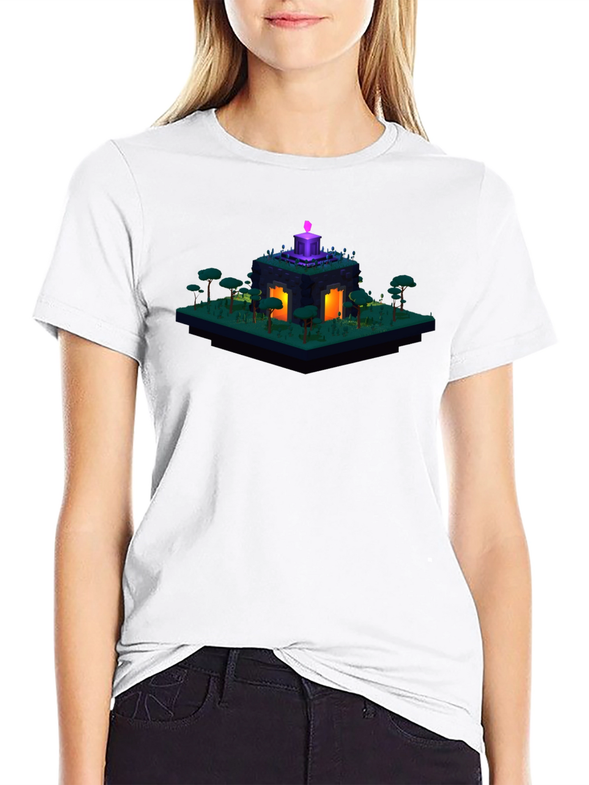 Isometric Game Portal Graphic T-Shirt