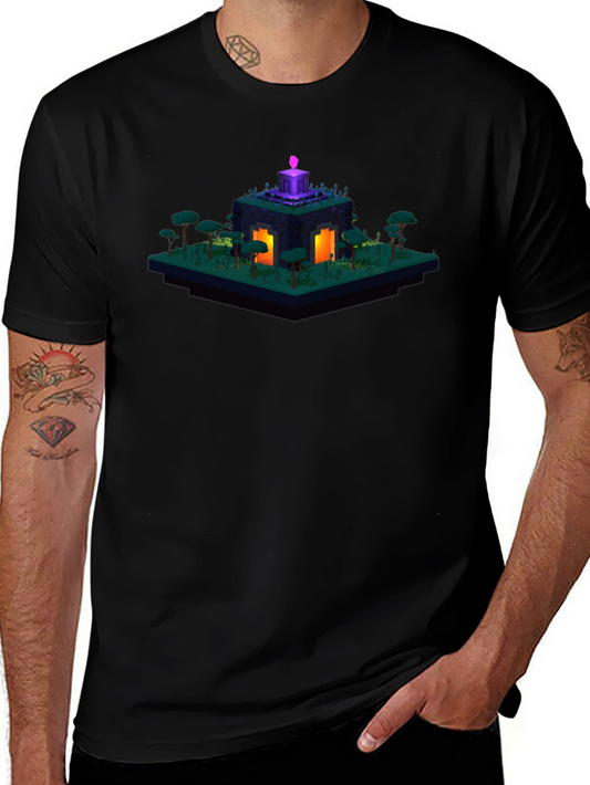 Isometric Game Portal Graphic T-Shirt