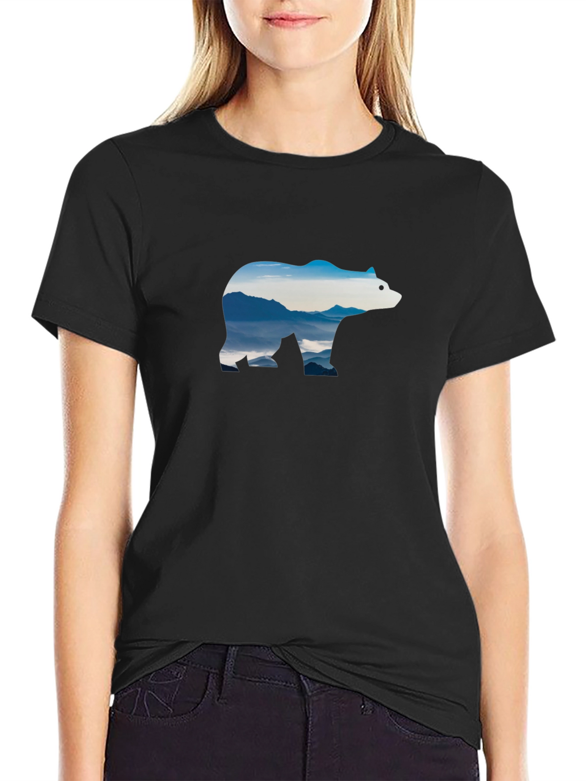 Mountain Bear Graphic T-Shirt