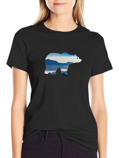 Mountain Bear Graphic T-Shirt